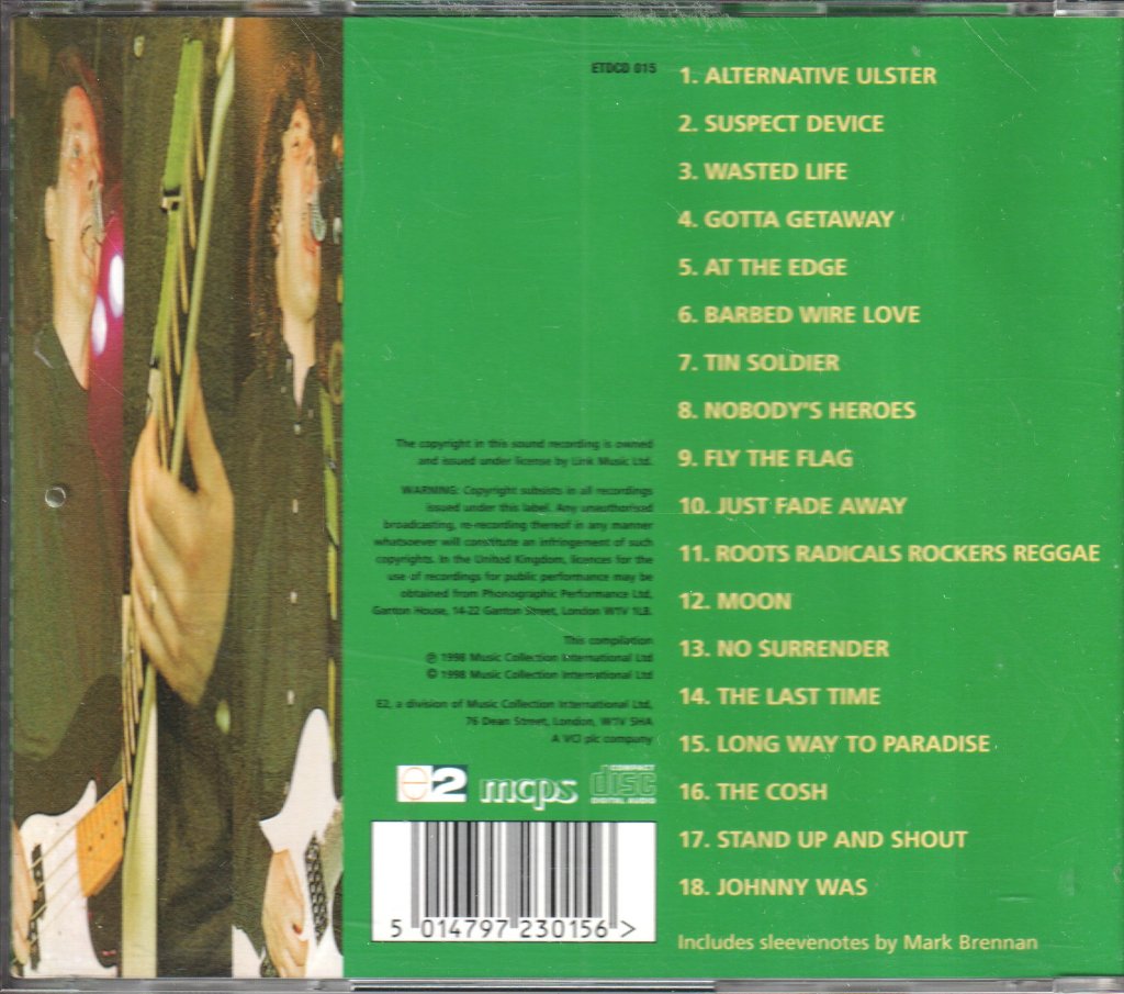 Stiff Little Fingers - Live - Cd