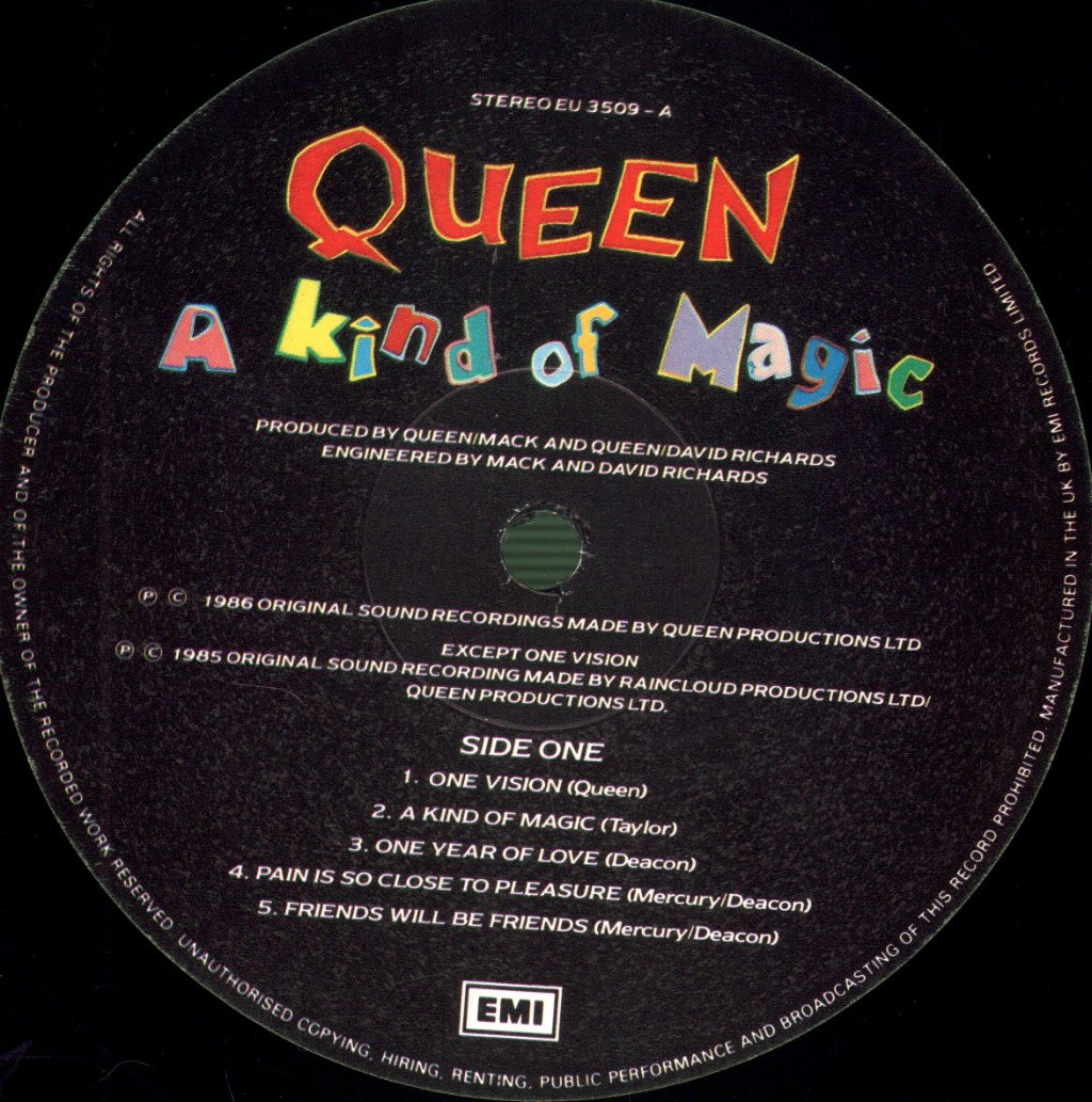 Queen - A Kind Of Magic - Lp