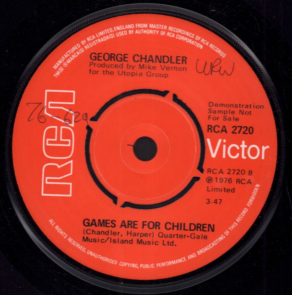 George Chandler - One In A Million - 7 Inch