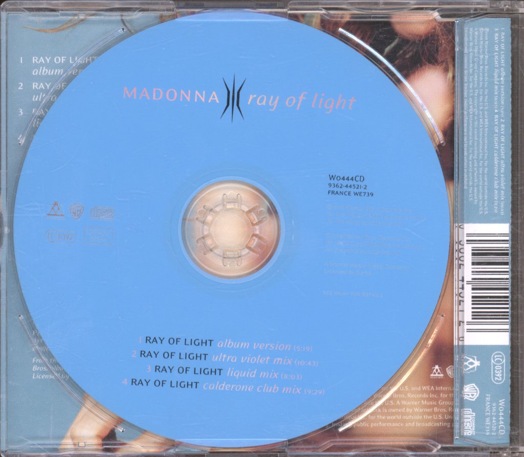Madonna - Ray Of Light - Cd