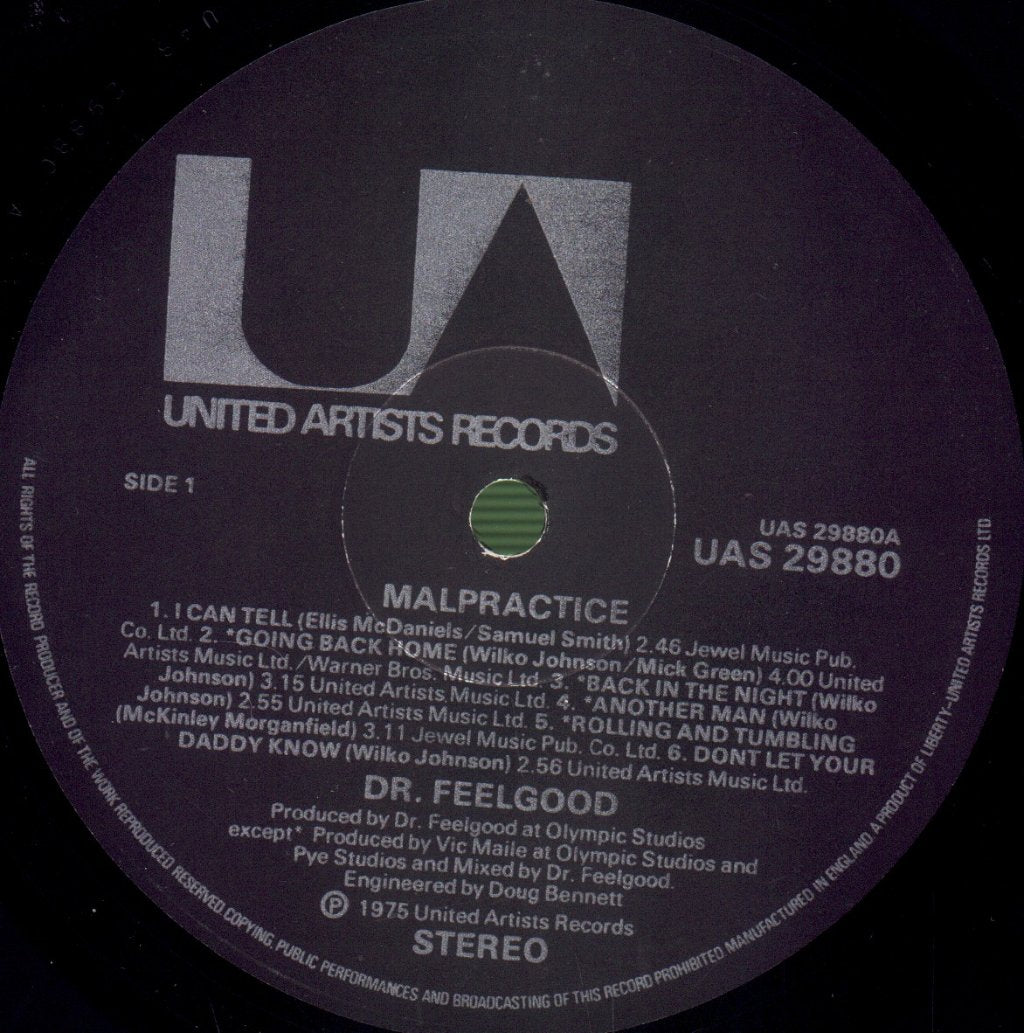 Dr Feelgood - Malpractice - Lp