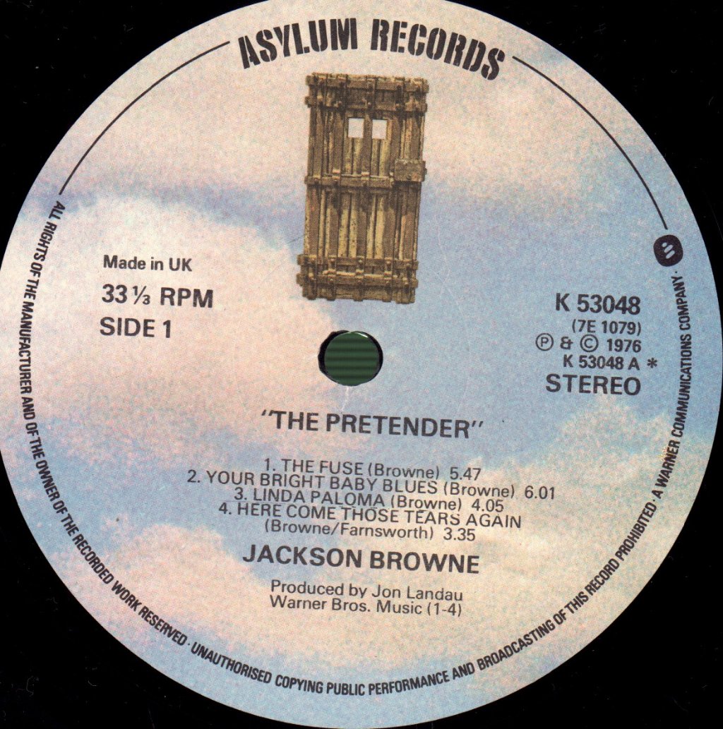 Jackson Browne - Pretender - Lp
