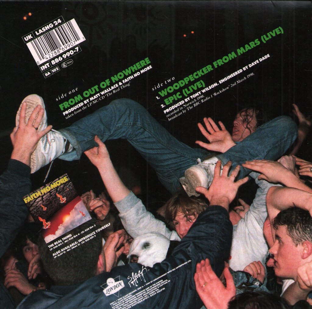 Faith No More - From Out Of Nowhere - 7 Inch
