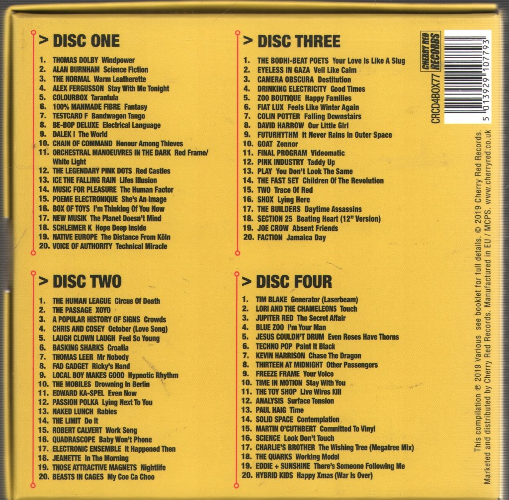 Various Artists - Electrical Language (Independent British Synth Pop 78-84) - Cd Set
