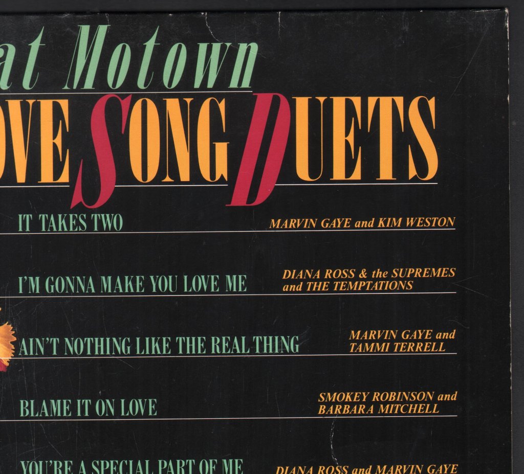 Various Artists - All The Great Motown Love Song Duets - Lp