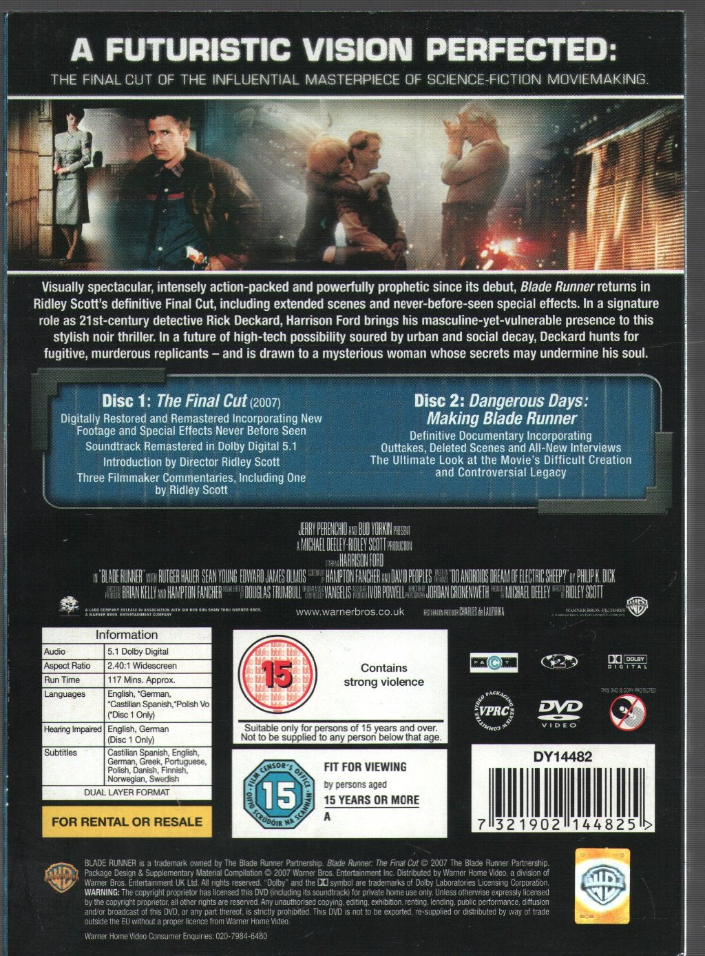 Blade Runner - Final Cut - Dvd