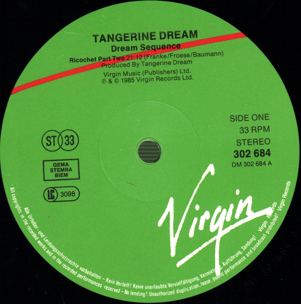 Tangerine Dream - Dream Sequence - Triple Lp