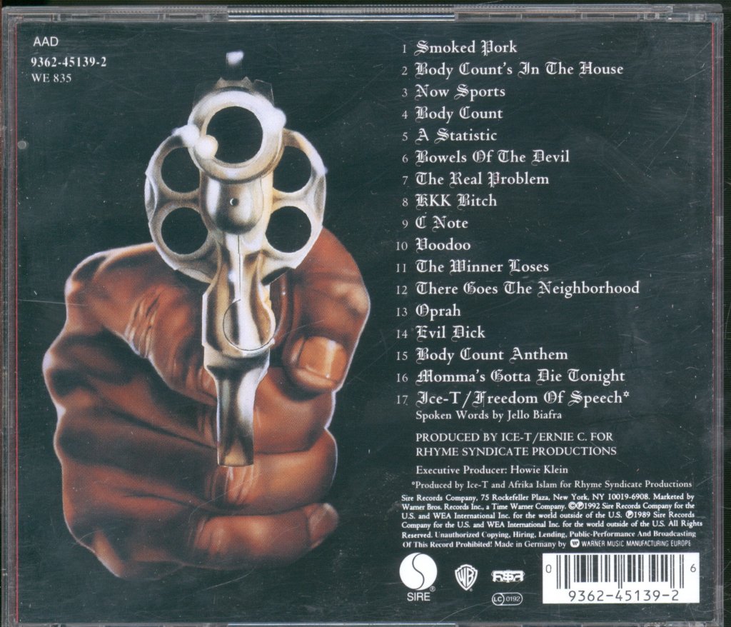 Body Count - Body Count - Cd