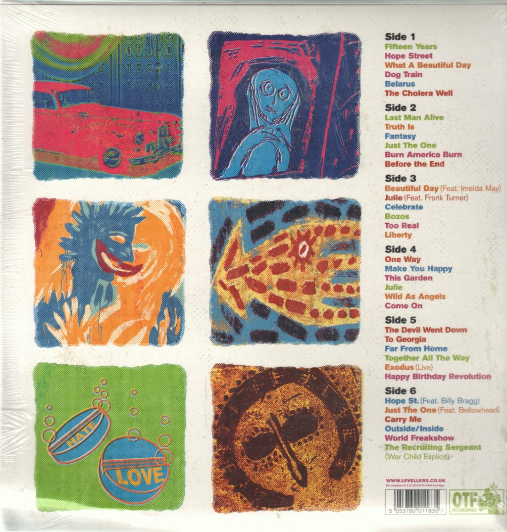 Levellers - Greatest Hits - Triple Lp