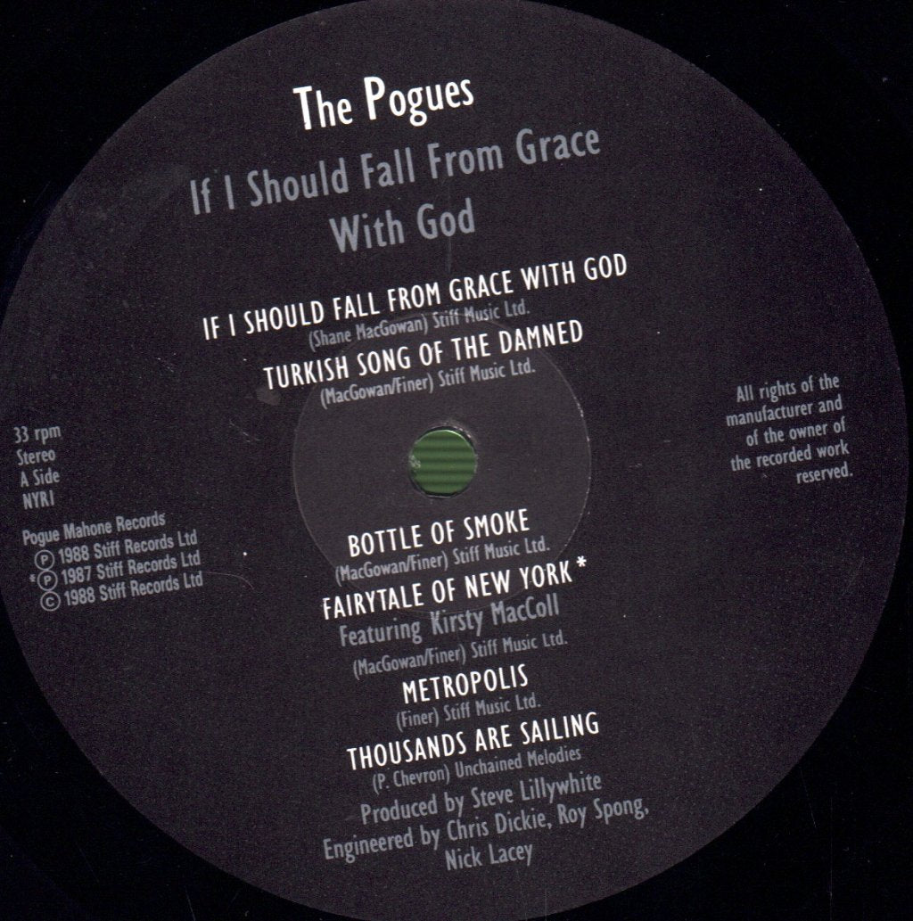 Pogues - If I Should Fall From Grace With God - Lp