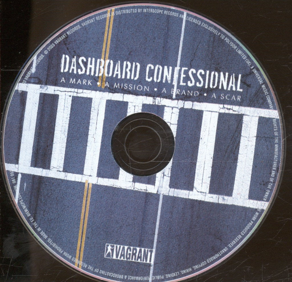 Dashboard Confessional - A Mark ● A Mission ● A Brand ● A Scar - Cd/Dvd