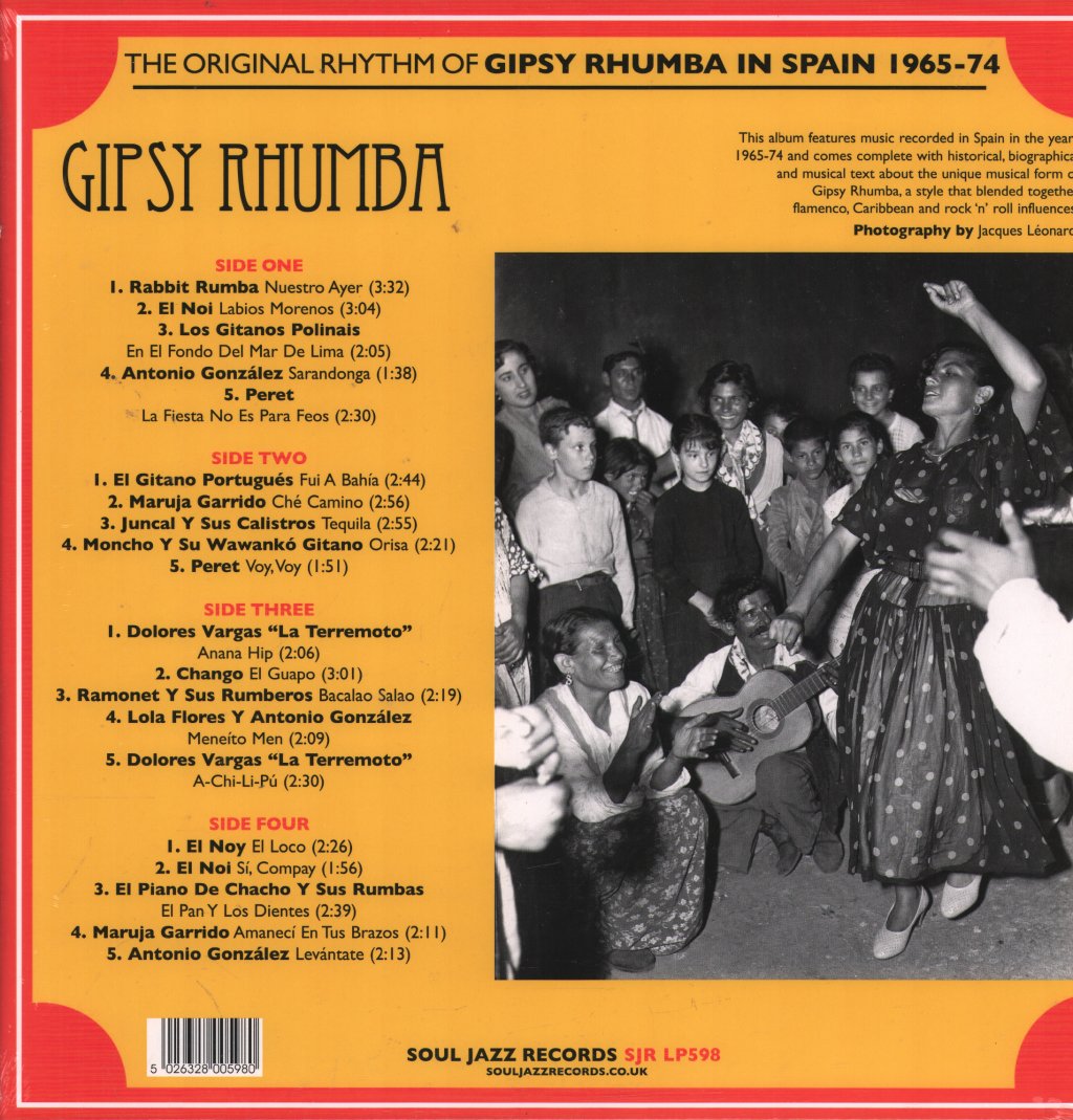Various Artists - Gipsy Rhumba: The Original Rhythm of Gipsy Rhumba In Spain 1965-74 - Double Lp
