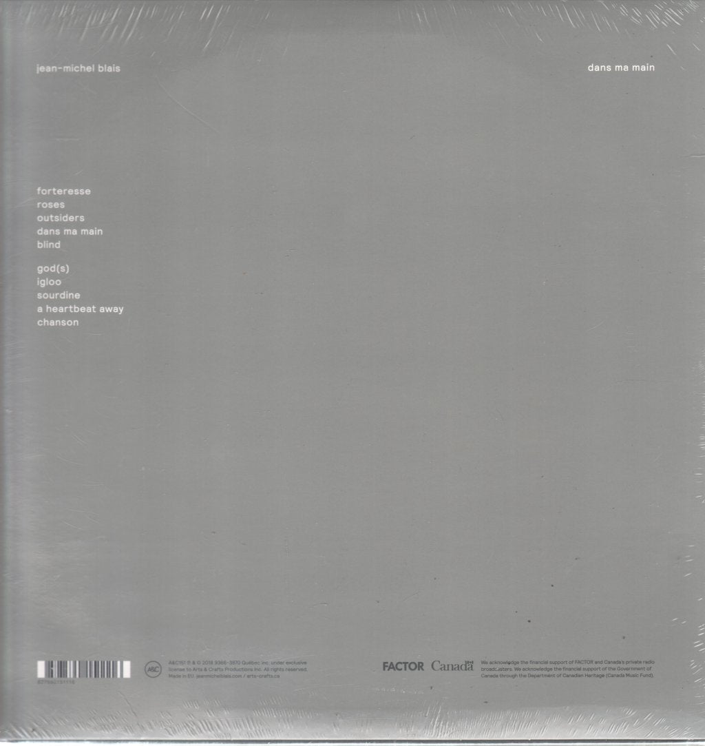 Jean-Michel Blais - Dans Ma Main - Lp