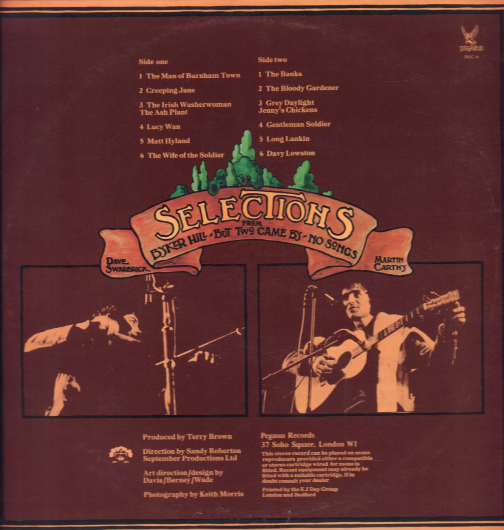 Martin Carthy And Dave Swarbrick - Selections - Lp