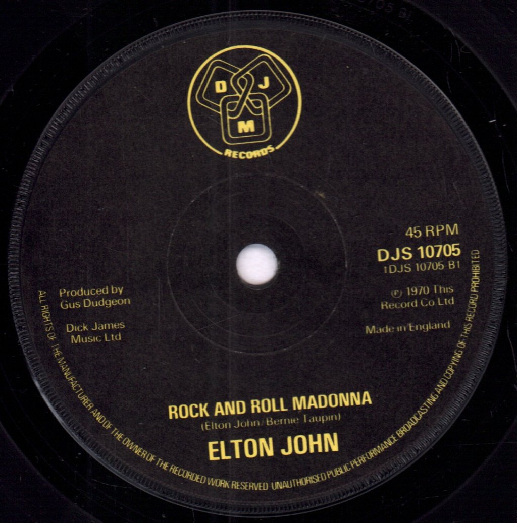 Elton John - Benny And The Jets - 7 Inch