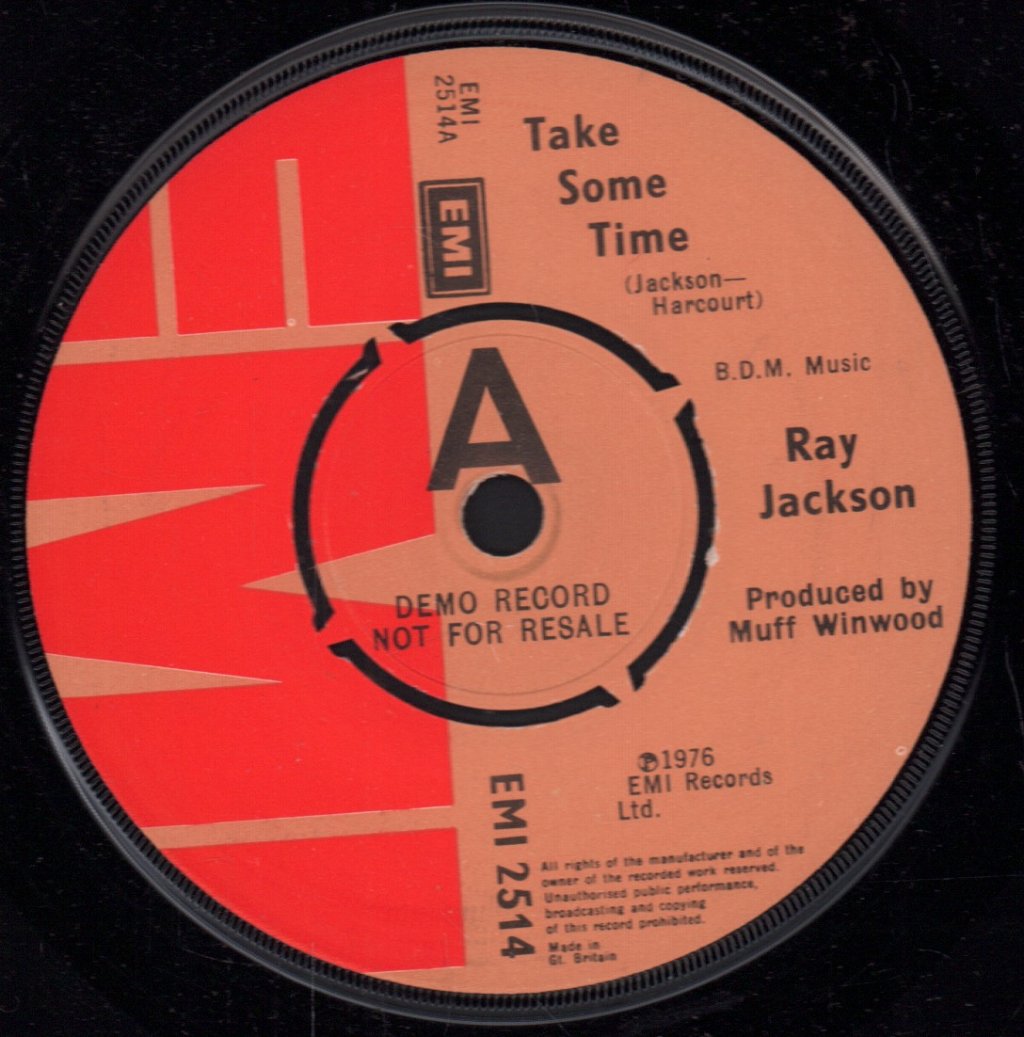 Ray Jackson - Take Some Time - 7 Inch