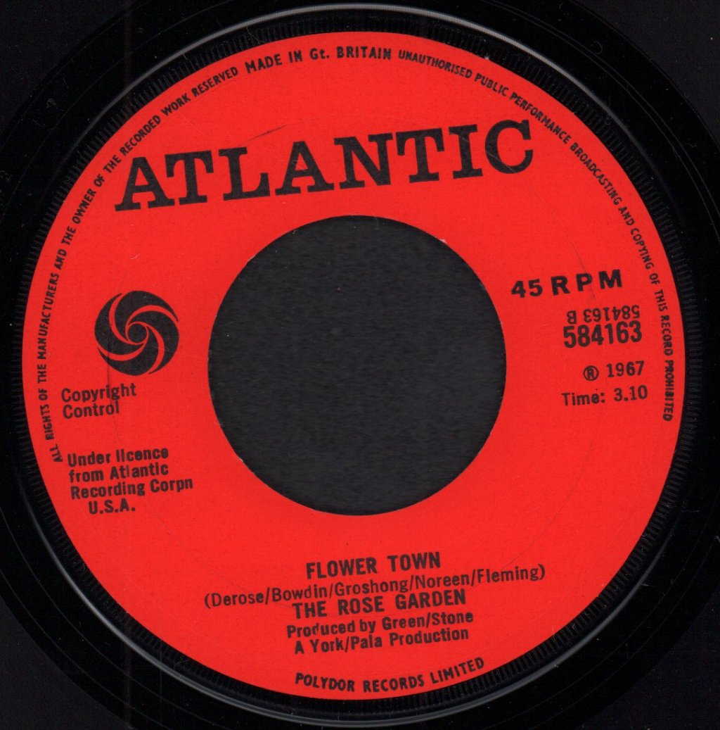Rose Garden - Next Plane To London - 7 Inch