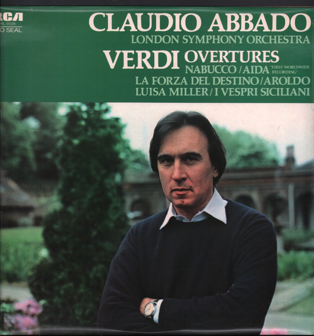 Claudio Abbado / London Symphony Orchestra - Verdi Overtures - Lp