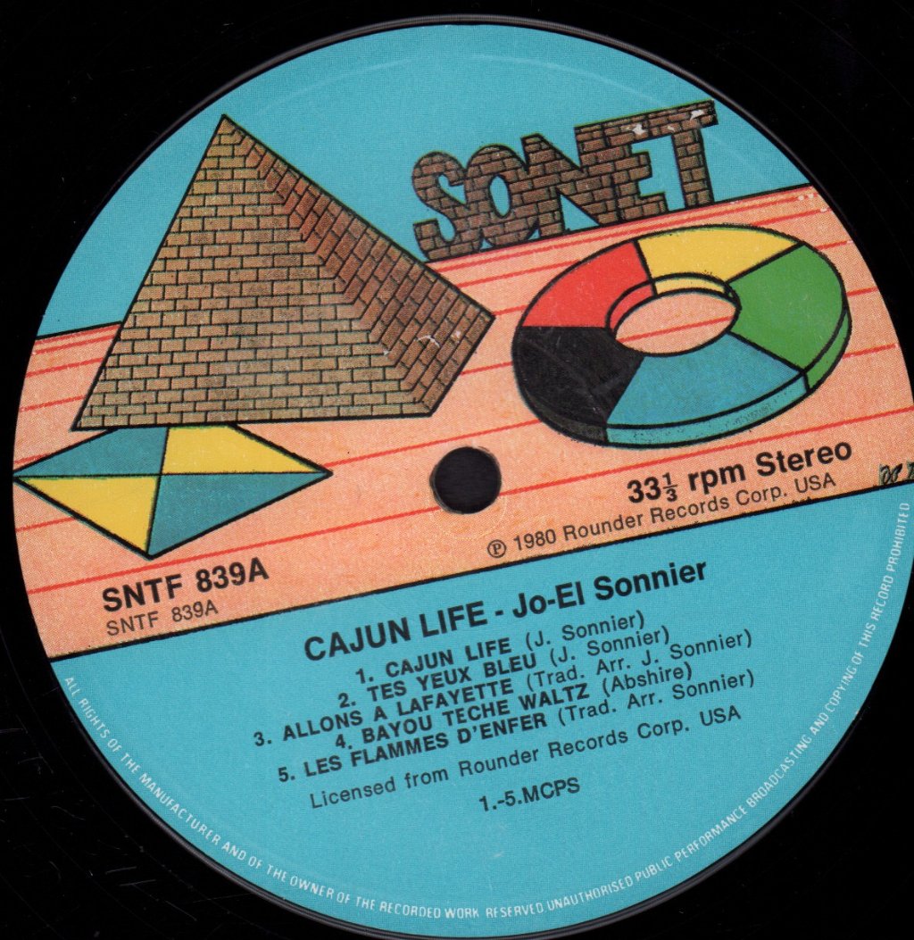 Jo El Sonnier - Cajun Life - Lp