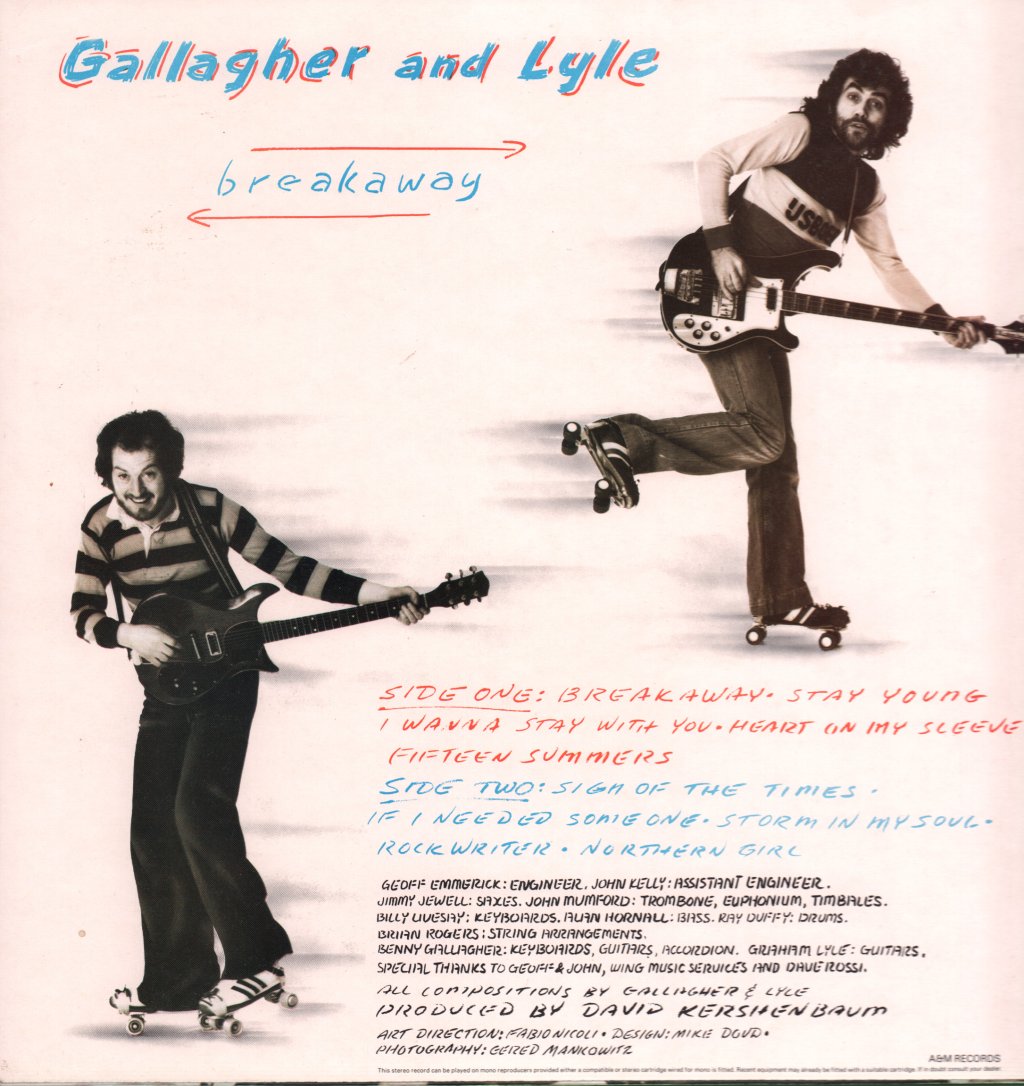 Gallagher And Lyle - Breakaway - Lp