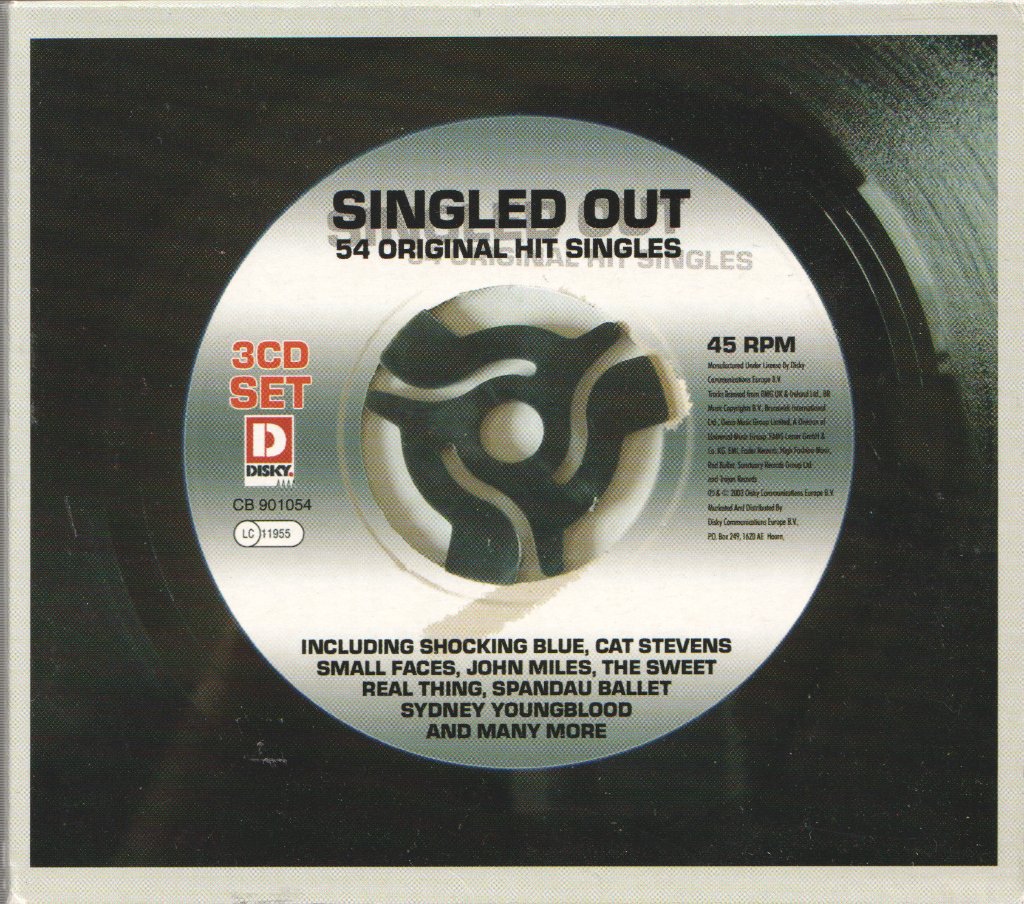 Various Artists - Singled Out - 54 Original Hit Singles - Triple Cd
