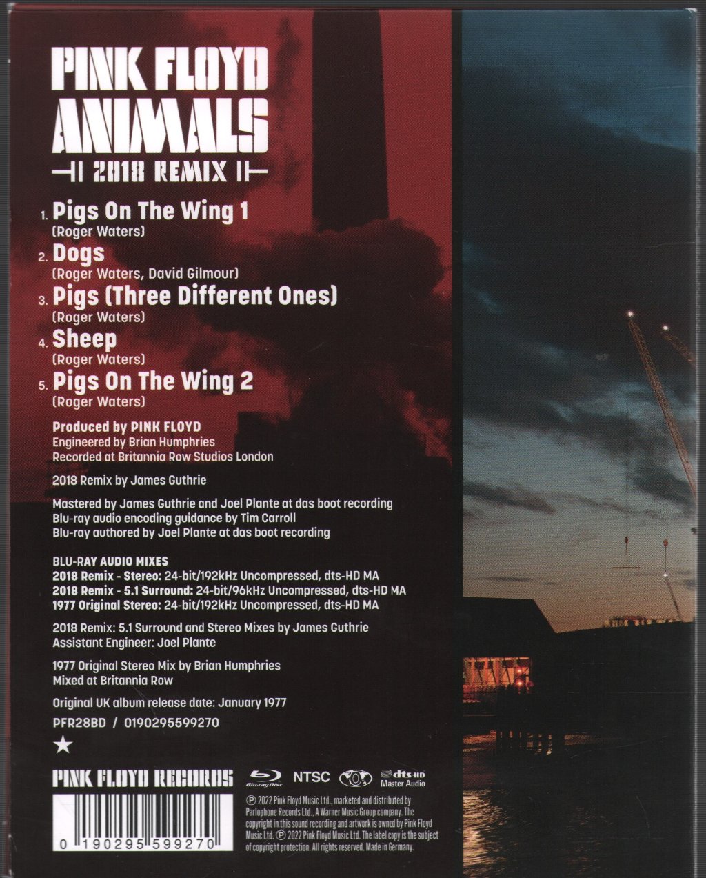 Pink Floyd - Animals (2018 Remix) - Blu-Ray