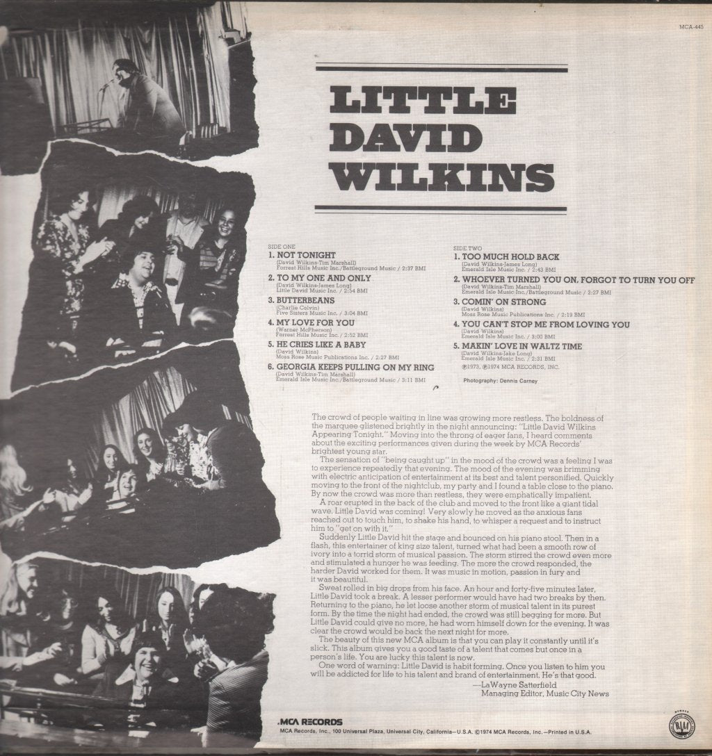 Little David Wilkins - Little David Wilkins - Lp