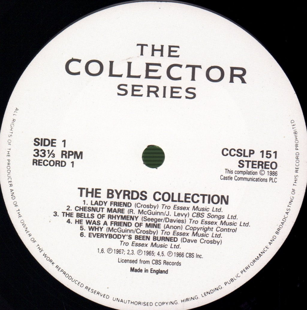 Byrds - Byrds Collection - Double Lp