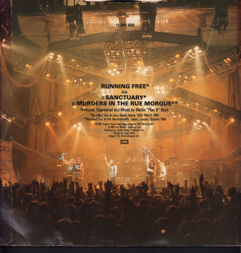 Iron Maiden - Running Free - 12 Inch