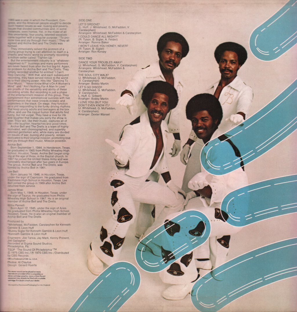 Archie Bell And The Drells - Dance Your Troubles Away - Lp