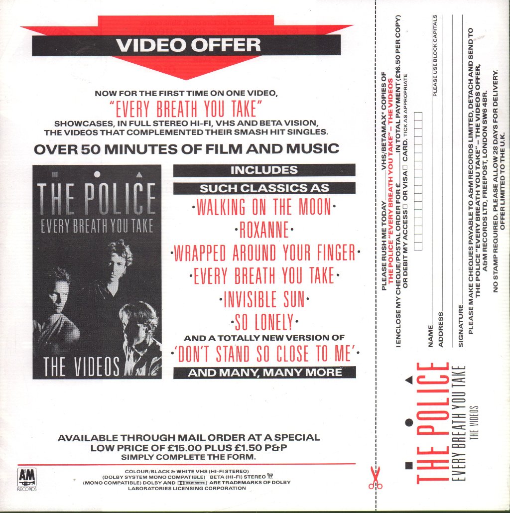 Police - Every Breath You Take (The Singles) - Lp