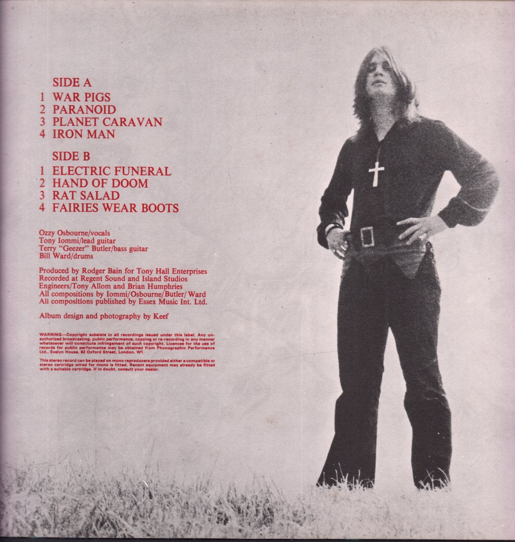Black Sabbath - Paranoid - Lp