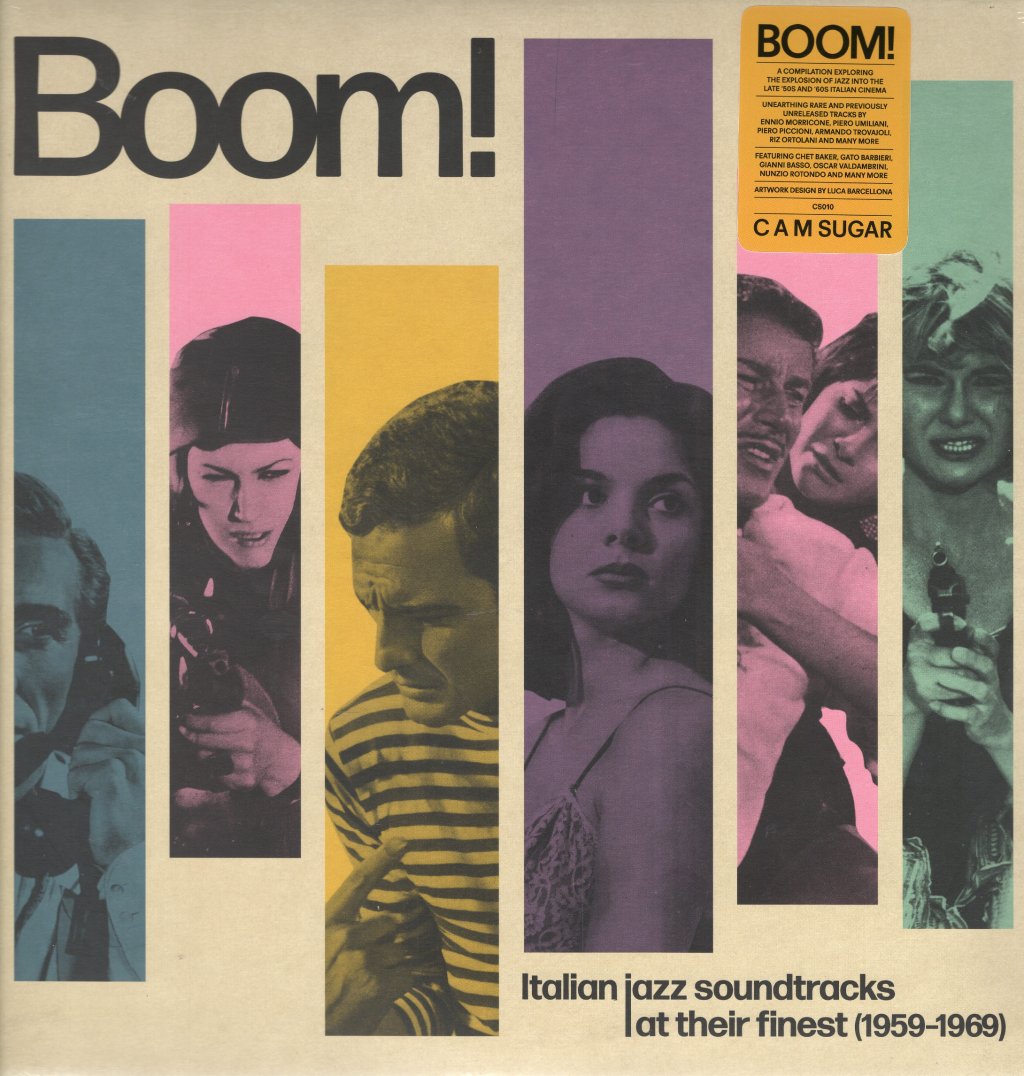 Various Artists - Boom! Italian Jazz Soundtracks at their finest (1959-1969) - Double Lp
