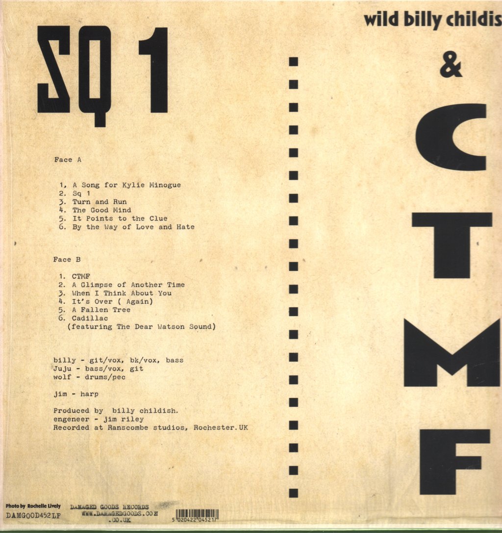 Wild Billy Childish And Ctmf - SQ 1 - Lp