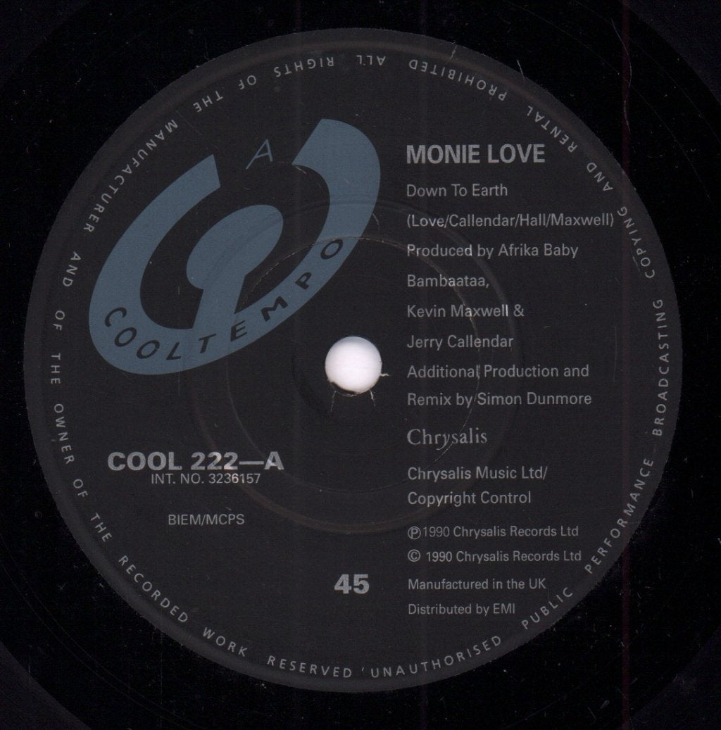 Monie Love - Down To Earth - 7 Inch