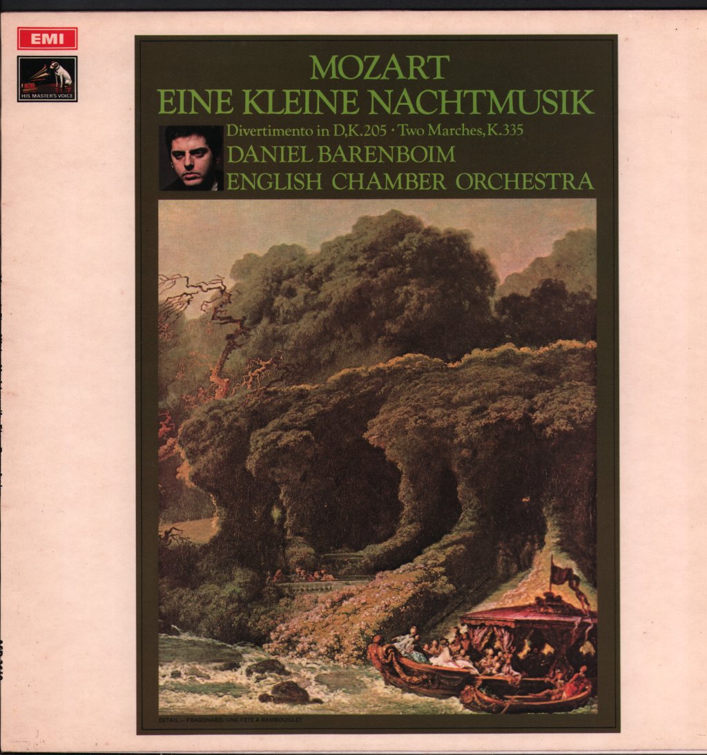 Daniel Barenboim / English Chamber Orchestra - Mozart - Eine Kleine Nachtmusik / Divertimento In D, K.205 / Two Marches, K.335 - Lp