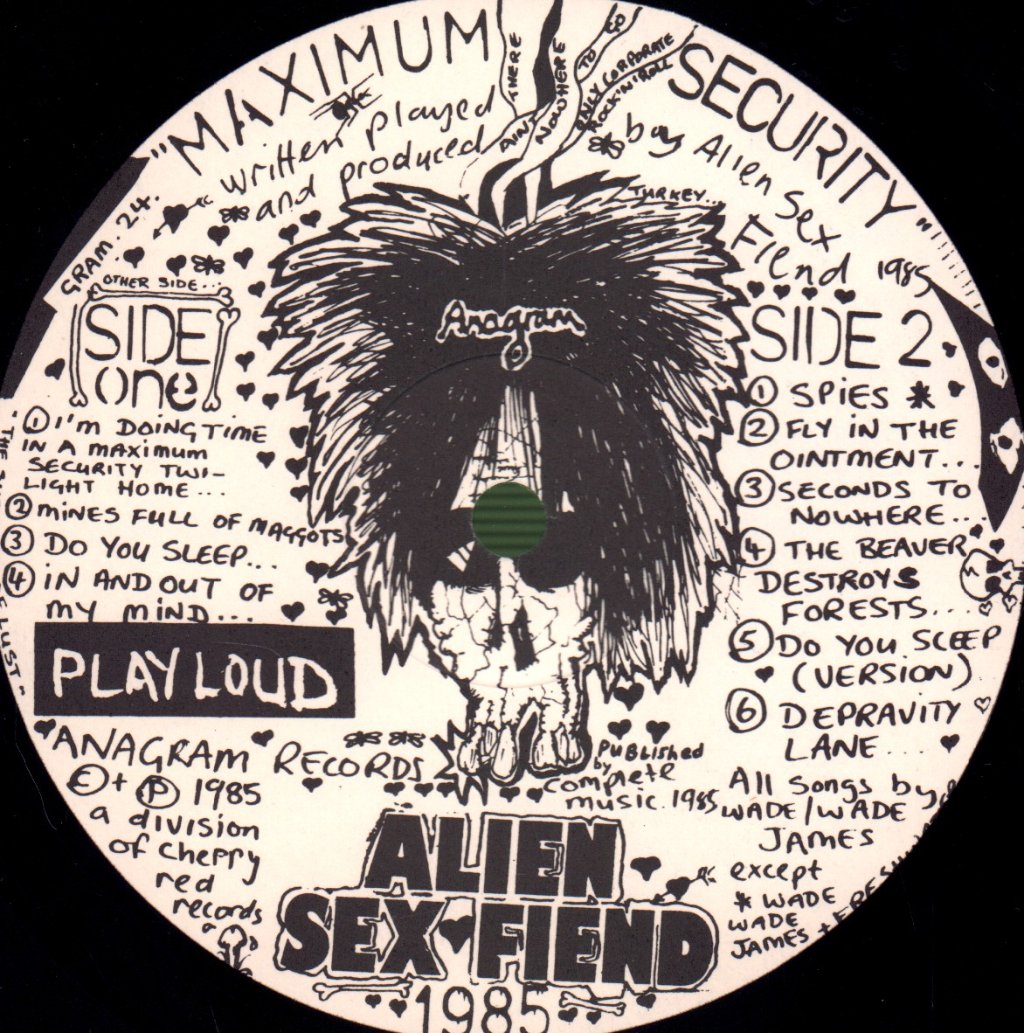 Alien Sex Fiend - Maximum Security - Lp