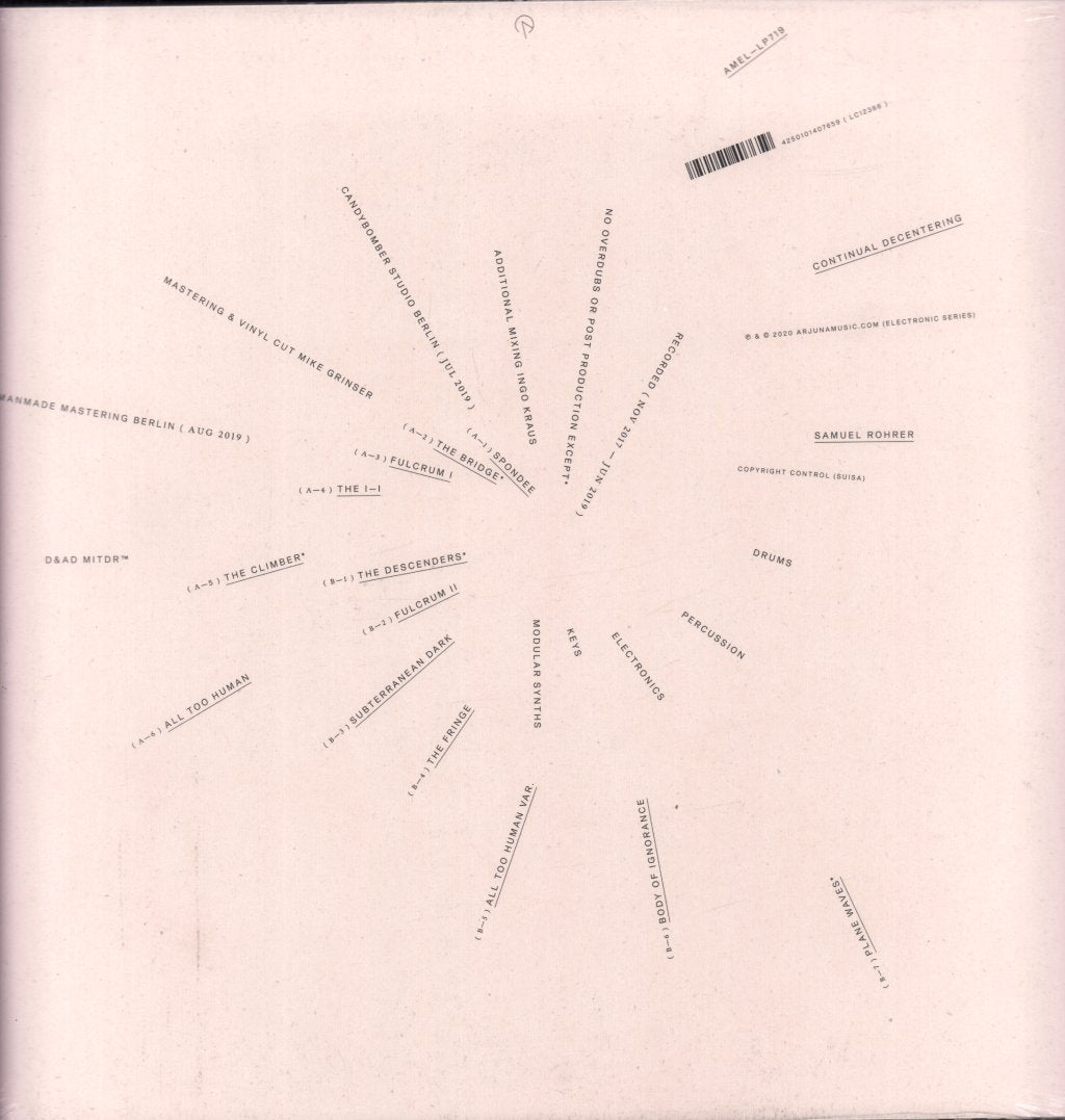 Samuel Rohrer - Continual Decentering - Lp