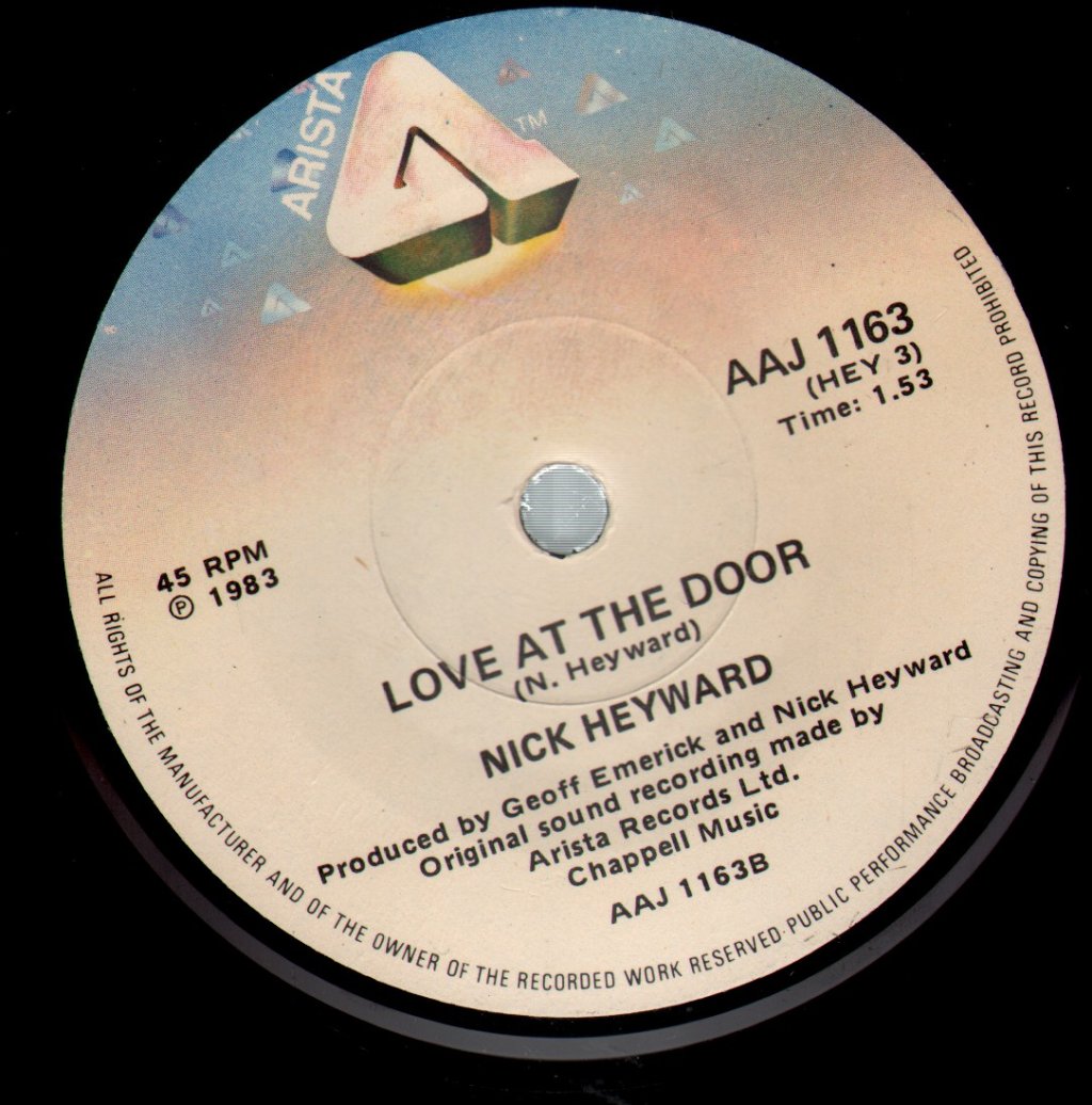 Nick Heyward - Blue hat For A Blue Day - 7 Inch
