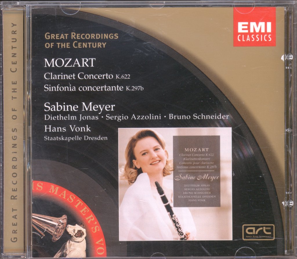 Sabine Meyer, Staatskapelle Dresden, Hans Vonk - Mozart - Clarinet Concerto - Cd