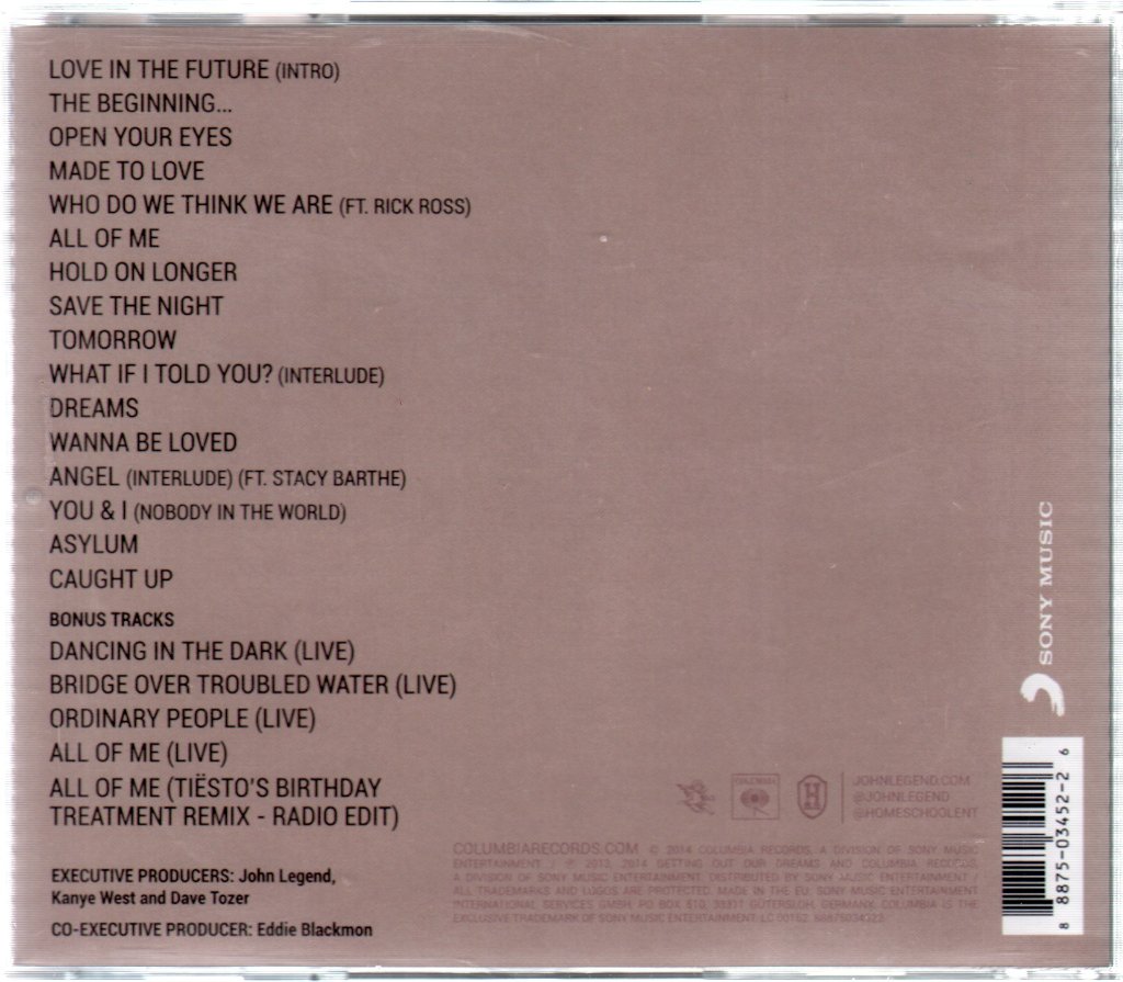 John Legend - Love In The Future - Cd