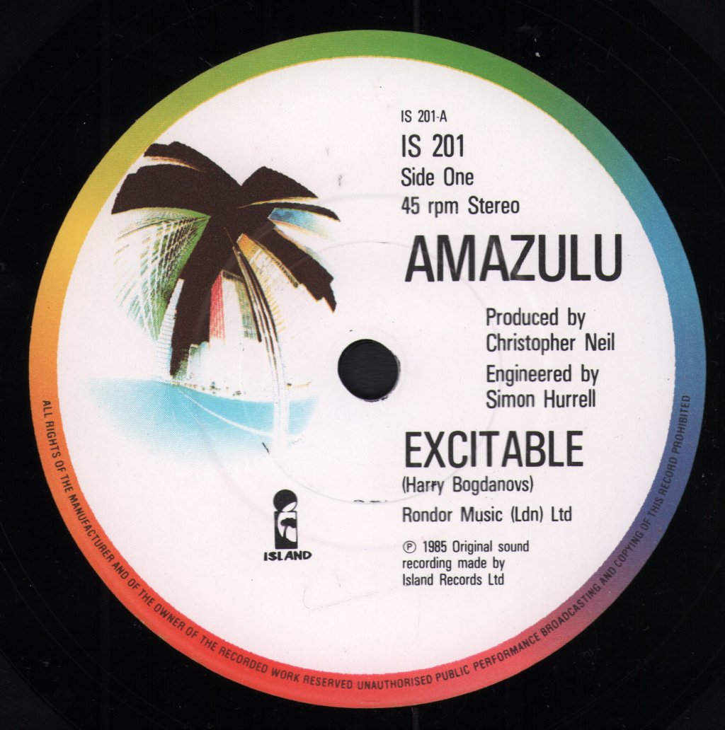 Amazulu - Excitable - 7 Inch