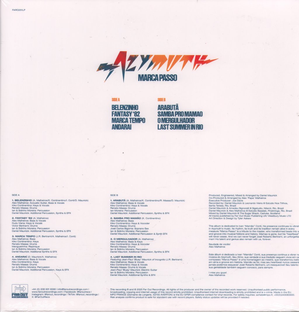 Azymuth - Marca Passo - Lp