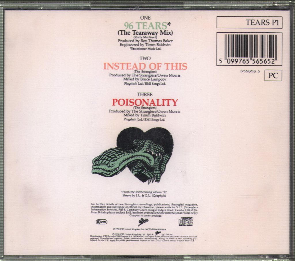 Stranglers - 96 Tears - Cd