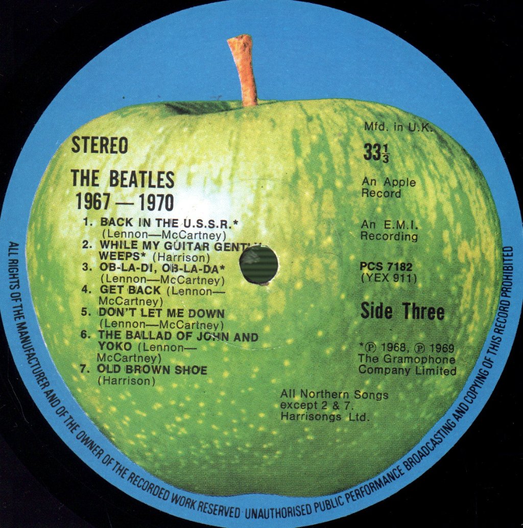 Beatles - 1967-1970 - Double Lp