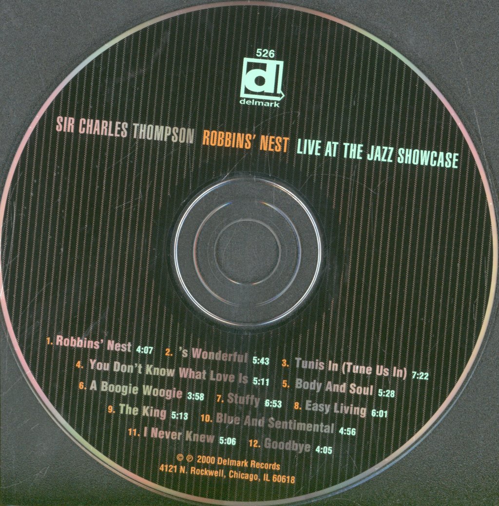 Sir Charles Thompson - Robbins' Nest Live At The Jazz Show - Cd