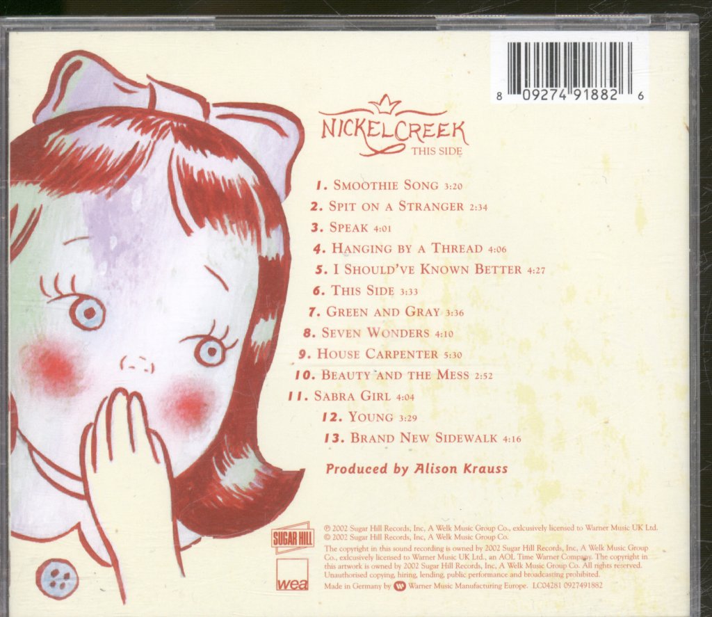 Nickel Creek - This Side - Cd