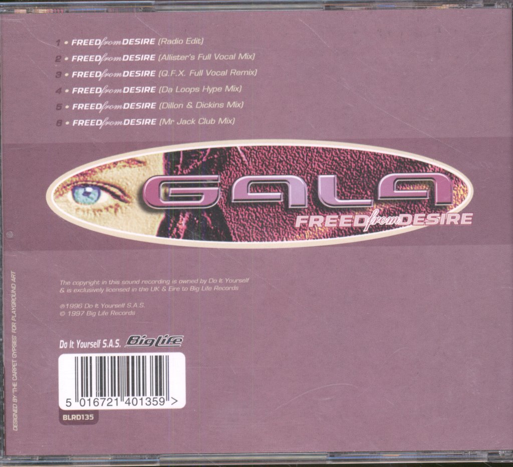 Gala - Freed From Desire - Cd