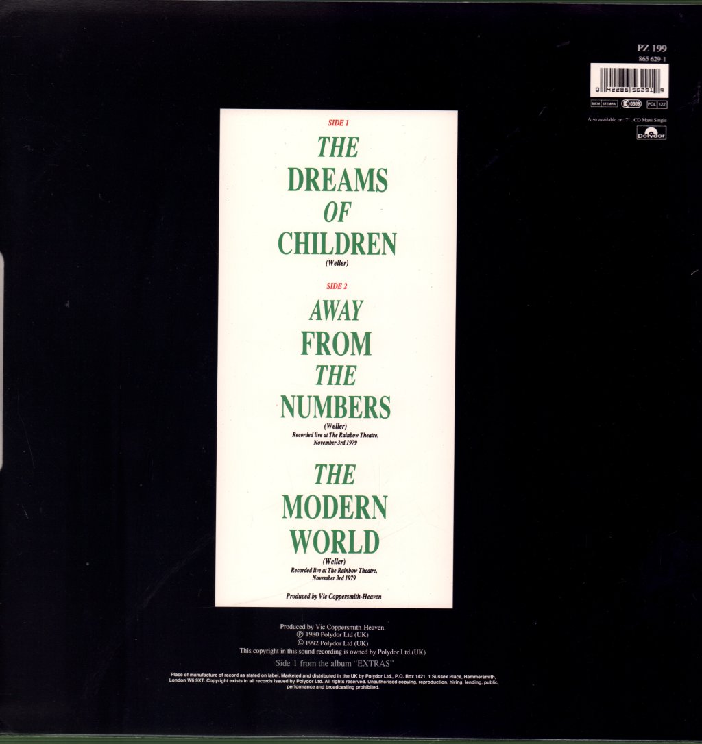 Jam - Dreams Of Children - 12 Inch