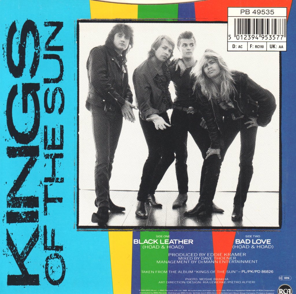 Kings Of The Sun - Black Leather - 7 Inch
